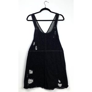 Tinsel Black Denim Overall distressed Dress